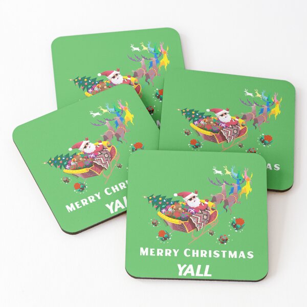 Item preview, Merry christmas yall designed and sold by seahorse crossing.