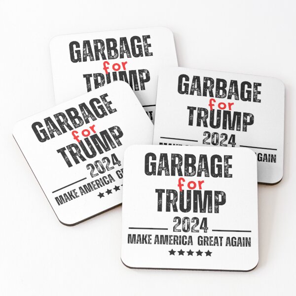 Item preview, Garbage For Trump,Trump 2024 Funny Quote designed and sold by My Kozy Shoppe.