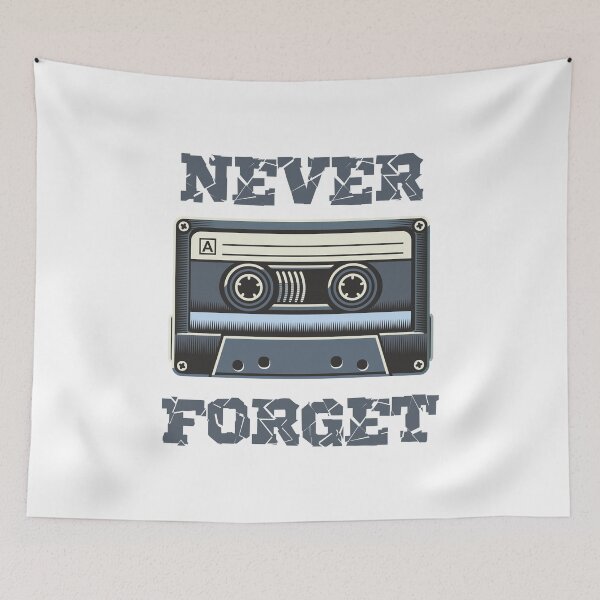 Item preview, Retro Music Vibes - Never Forget Cassette designed and sold by lxmag.