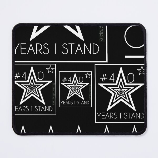 Item preview, #40YEARSISTAND - STARS IN BLACK AND WHITE designed and sold by kinkatstyle.