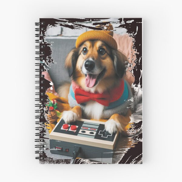 Artikelvorschau, Hund spielt Videospiel entworfen und verkauft von E.D.CH designs..
