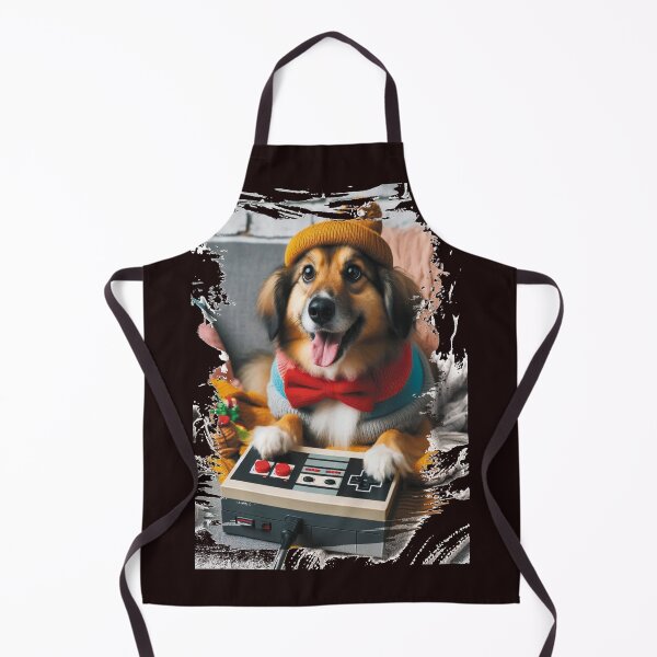 Item preview, dog playing video game designed and sold by E.D.CH designs..