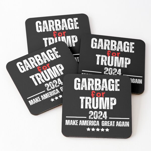 Item preview, Trump Supporters Tees,Trump 2024 Funny Quote,Garbage Vote Trump 2024  designed and sold by My Kozy Shoppe.