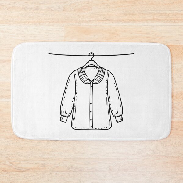 Item preview, Illustration of Blouses Hanging on a Clothesline designed and sold by rasagamastore.
