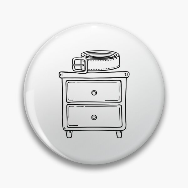 Item preview, Illustration of a Belt Placed on a Dresser designed and sold by rasagamastore.