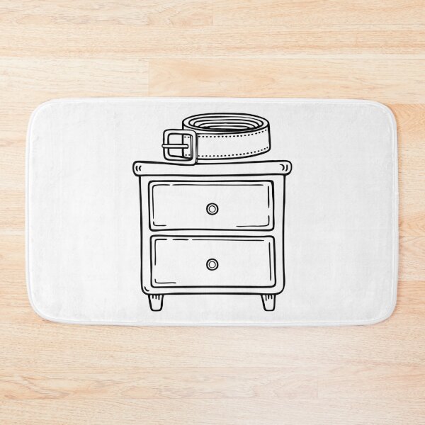 Item preview, Illustration of a Belt Placed on a Dresser designed and sold by rasagamastore.