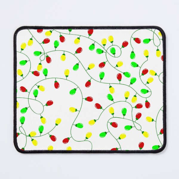 Item preview, whimsical seamless christmas tree lights designed and sold by Gossip Rag.