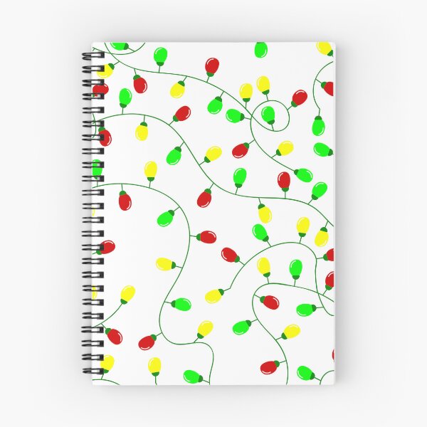 Item preview, whimsical seamless christmas tree lights designed and sold by Gossip Rag.