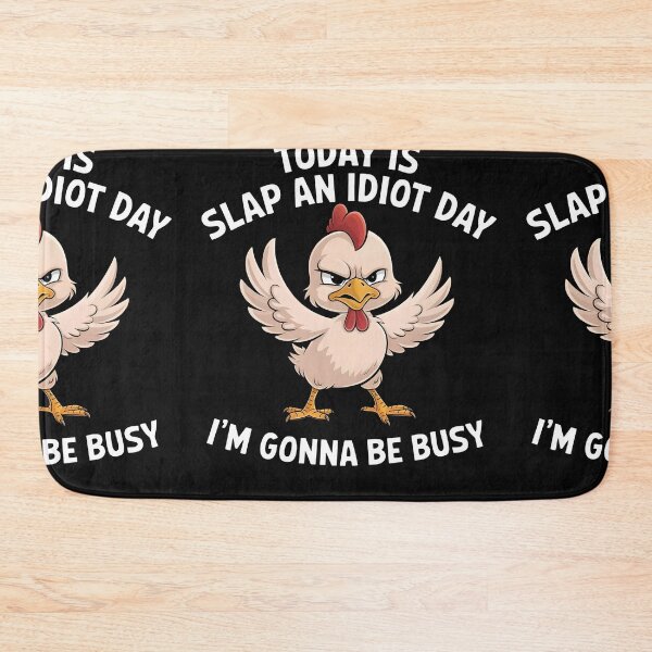 Item preview, Funny Chicken Cartoon with Hilarious Quote designed and sold by PupnkittyMania ⭐⭐⭐⭐⭐.