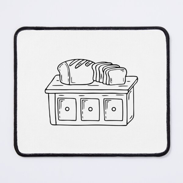 Item preview, Illustration of Bread Cooling on a Bakery Counter designed and sold by rasagamastore.