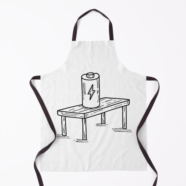 Item preview, Illustration of a Battery Placed on a Workbench designed and sold by rasagamastore.