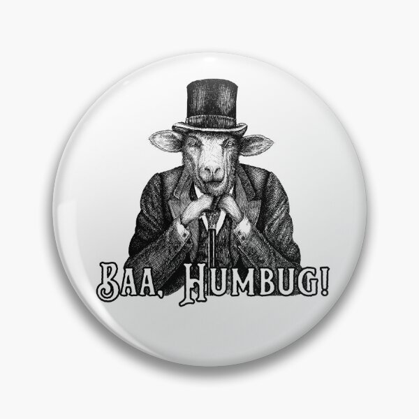 Item preview, Baa, Humbug! Scrooge the sheep is back with his usual message. designed and sold by Varlo.