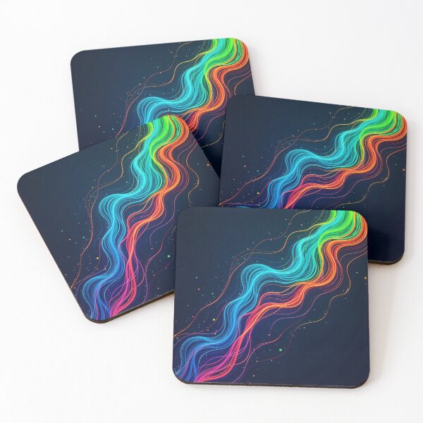 Item preview, corial organic lines colorful designed and sold by Last-Oops.