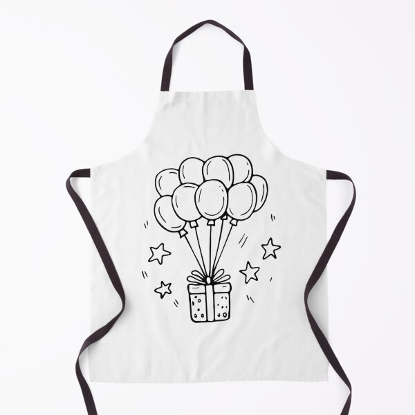 Item preview, Illustration of Balloons Floating Above a Festive Party designed and sold by rasagamastore.