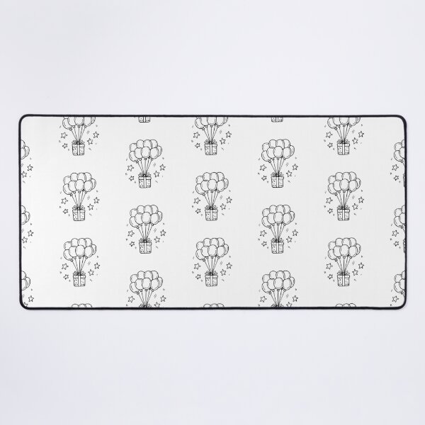 Item preview, Illustration of Balloons Floating Above a Festive Party designed and sold by rasagamastore.