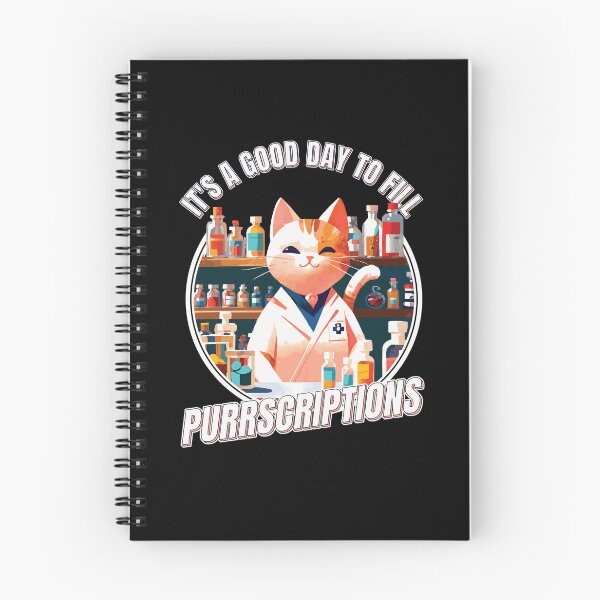 Item preview, Good Day to Fill Purrscriptions Cute Cat Pharmacist designed and sold by thecatcouch.