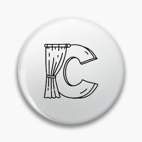 Item preview, Illustration of a Curtain Beside Letter C designed and sold by rasagamastore.