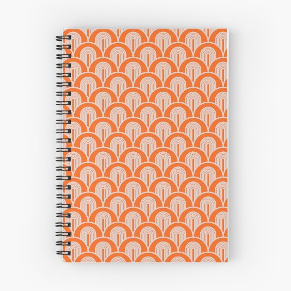 Item preview, Orange scallop pattern designed and sold by VictoriaP79.