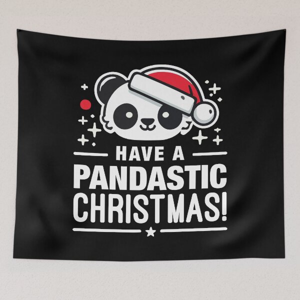 Item preview, Have a Pandastic Christmas Panda Holiday designed and sold by chantastical.