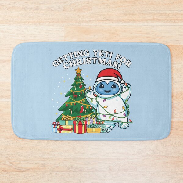 Item preview, Cute Kawaii Christmas Yeti getting ready for Christmas  designed and sold by OhBoyLoveIt.