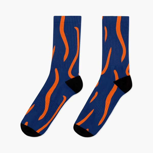 Item preview, Funky Lines Pattern Blue and Orange  designed and sold by Leufia.
