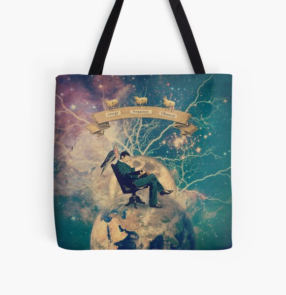 Sheep Portrait Organic Cotton Tote Bag