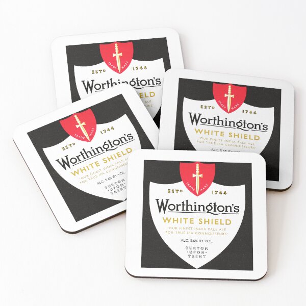 Item preview, Worthington's White Shield label designed and sold by Vintage Cycling.
