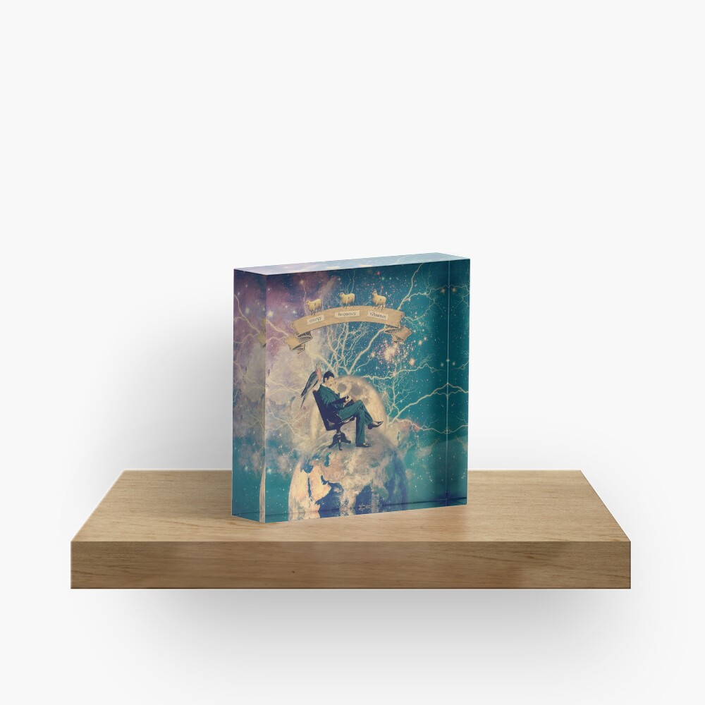 Goodnight, Tesla Acrylic Block