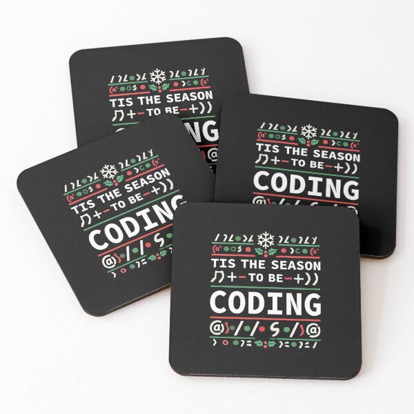Item preview, Tis The Season To Be Coding - Funny Computer Coder Christmas designed and sold by chantastical.