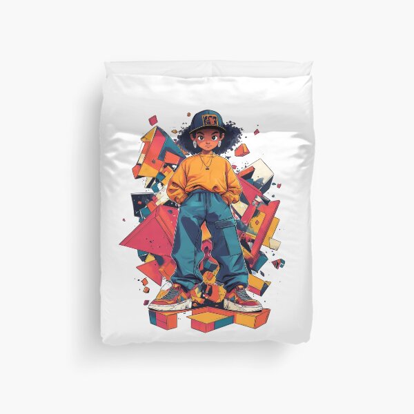 Item preview, 90s Cartoon Girl in Streetwear with Bold Style designed and sold by Jasava Shop.