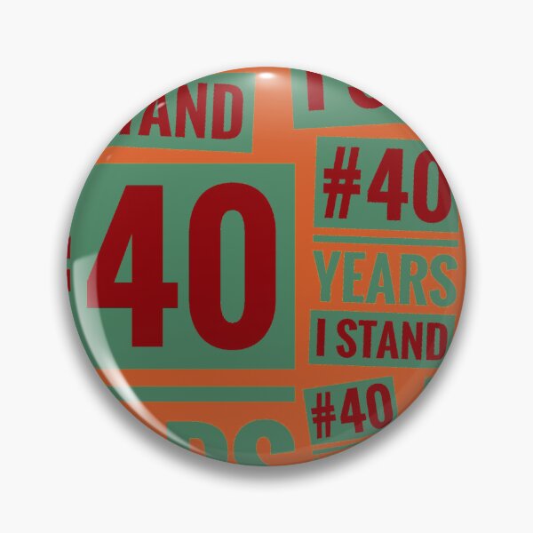 Item preview, #40YEARSISTAND - 40 YEARS I STAND (Red, Orange, Green) designed and sold by kinkatstyle.
