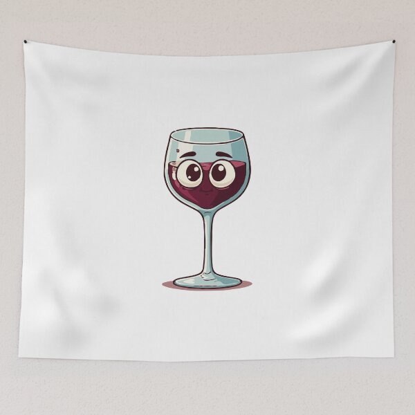 Item preview, Smiley Glass of Wine designed and sold by designsoftinaa.