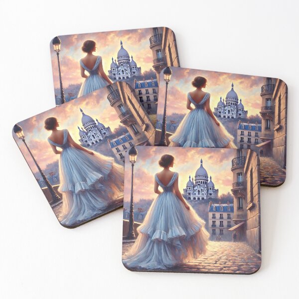 Item preview, Chic Elegance – Parisian Glamour Art Featuring an Elegant Woman in Paris designed and sold by daila70.