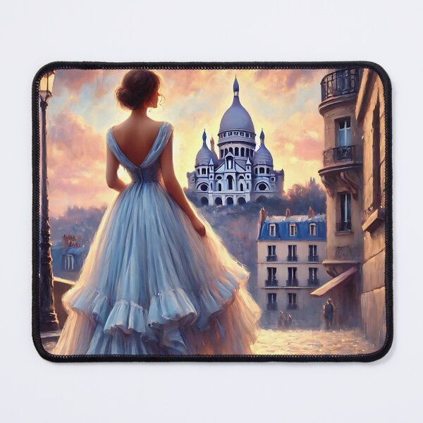 Item preview, Chic Elegance – Parisian Glamour Art Featuring an Elegant Woman in Paris designed and sold by daila70.