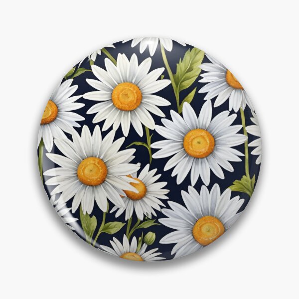 Item preview, Daisy daisies Pattern of 12 flowers daisies with nothing behind flat-lay designed and sold by cheekylorns.