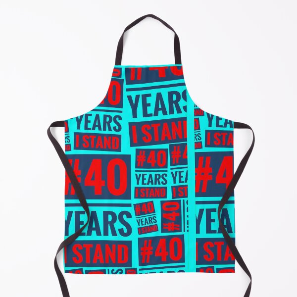 Item preview, #40YEARSISTAND - 40 YEARS I STAND (Turquoise, Red, Navy) designed and sold by kinkatstyle.
