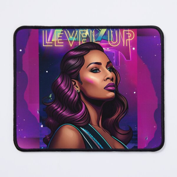Item preview, Fabulous Woman Glamorous Pink Neon Retro Level Up designed and sold by Melan Designs.