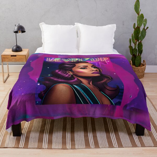 Item preview, Fabulous Woman Glamorous Pink Neon Retro Level Up designed and sold by Melan Designs.