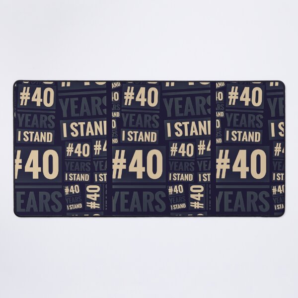 Item preview, #40YEARSISTAND - 40 YEARS I STAND (Navy &Tan) designed and sold by kinkatstyle.