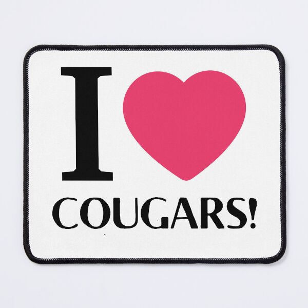 Item preview, I heart Cougars.  designed and sold by NicMacTees.