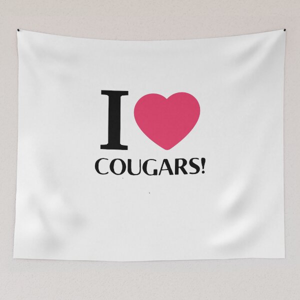Item preview, I heart Cougars.  designed and sold by NicMacTees.