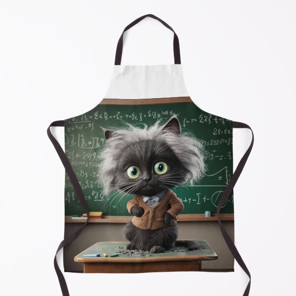 Item preview, Einstein the Cat - math problem designed and sold by lavka-xd.