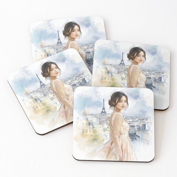 Item preview, Paris: Parisian Chic Elegance - Soft Pastel  designed and sold by daila70.