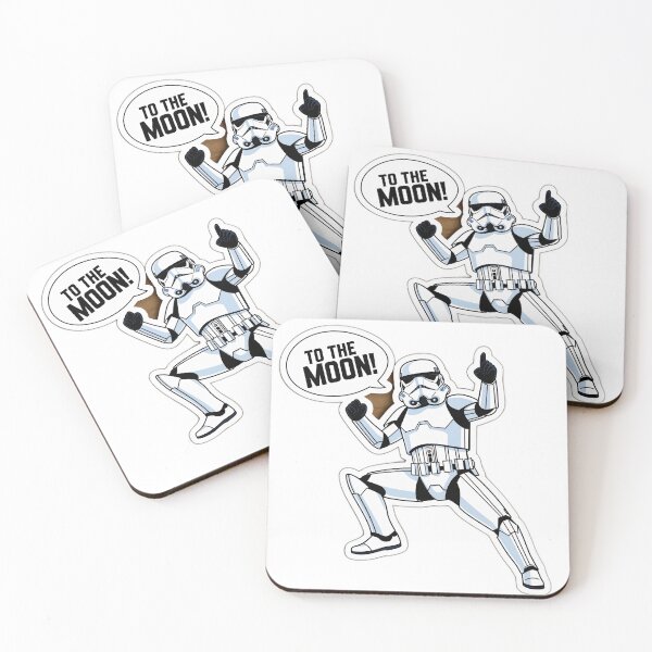 Item preview, Storm trooper "Too the Moon!" designed and sold by QuantumGadget.