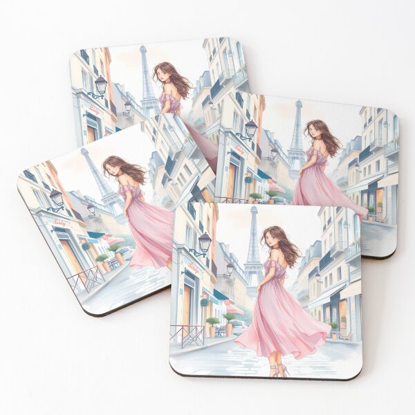 Item preview, Paris: Parisian Romance - Elegant Woman in Pastel designed and sold by daila70.