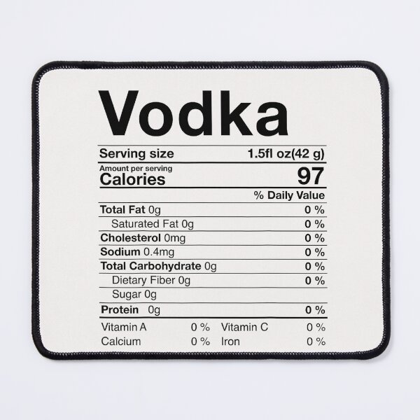 Item preview, Funny Vodka Nutrition Facts.  Hilarious Design For the Ultimate Party Vibes. If Vodka is your alcohol of choice, this is for you T Shirt designed and sold by Millie8282.