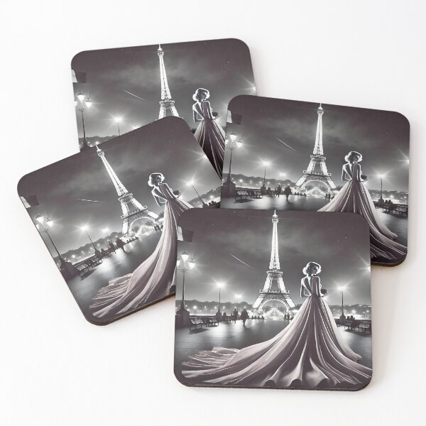 Item preview, Chic Elegance – Parisian Glamour Art Featuring an Elegant Woman in Paris designed and sold by daila70.