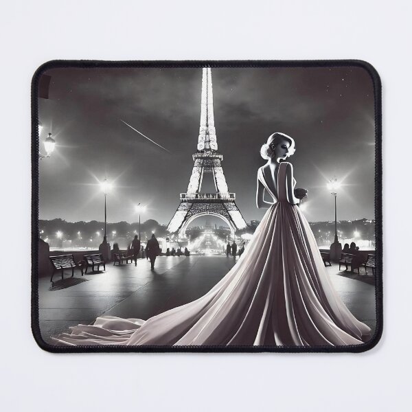 Item preview, Chic Elegance – Parisian Glamour Art Featuring an Elegant Woman in Paris designed and sold by daila70.