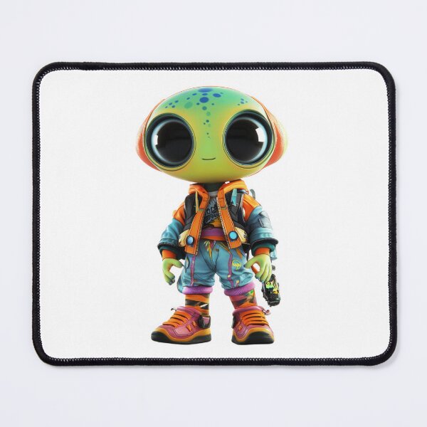Item preview, Retro 90s Cartoon Alien Character with Funky Style designed and sold by Jasava Shop.