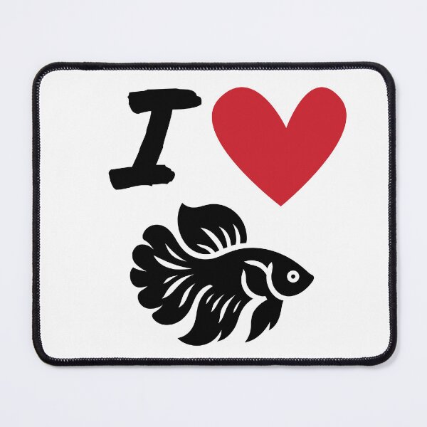 Item preview, I Love Bettas designed and sold by Kindred & Thistle.